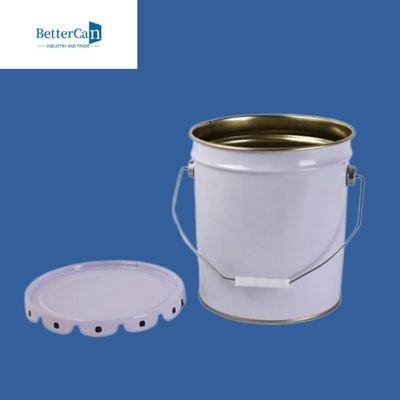 Beli Ember Baja 5 Galon Putih, Daur Ulang Kaleng Cat Tua Untuk Pengepakan Lapisan Laut online manufacture