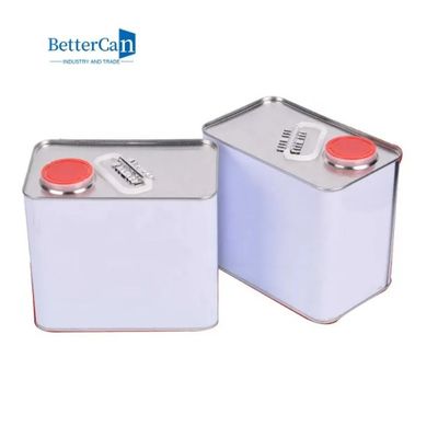 Beli Kaleng Oli Mesin Kelautan Persegi 2 Liter Kaleng Cat dengan Penutup Sekrup online manufacture