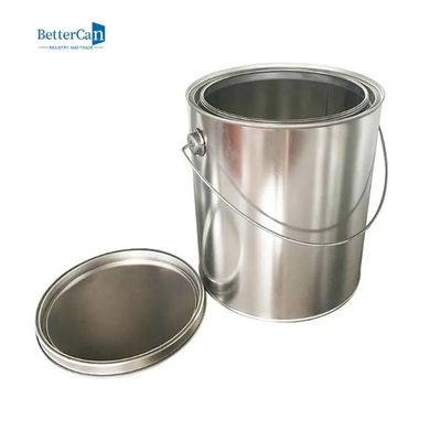 Beli Kaleng Cat Logam Kosong 1 Galon Guci Cat Dengan Tutup / Gagang Pembawa Logam online manufacture