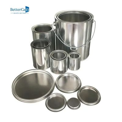 Beli Kaleng Cat Bergaris Kecil Kaleng Cat Kosong Logam Bulat Dengan Tutup online manufacture