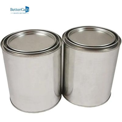 Beli 2 Pint Kaleng Cat Logam Kosong Dengan Tutup, Ember Cat Timah Ukuran Quart online manufacture