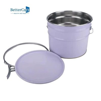 Beli Cat Dekorasi Putih Kaleng 5 Galon Ember Logam Dengan Tutup ISO9001 Disetujui online manufacture