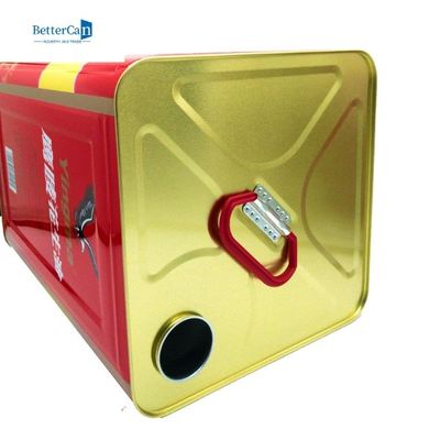 Beli Kaleng Minyak Zaitun 18L Persegi Kaleng Minyak Goreng Dengan Cerat Penuang online manufacture
