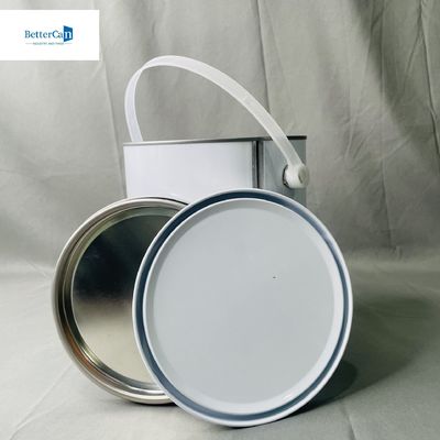 Beli 1 galon cat putih Tin kaleng Kontainer bulat 4 liter Paket Kaleng logam online manufacture