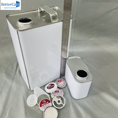 Beli 500ml kosong cat dilapisi kaleng timah 1 galon ember industri dengan tutup logam online manufacture