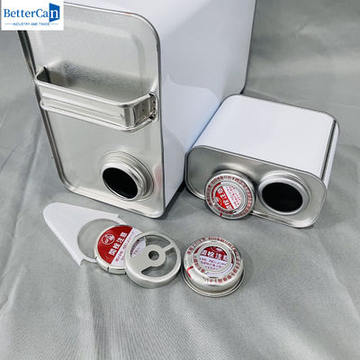 Beli OEM Motor Oil 1 Gallon Empty Liquid Can With Metal Cap 500ml persegi panjang online manufacture