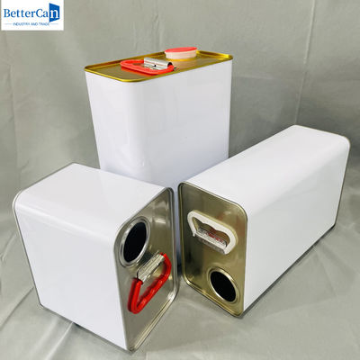 Beli Round 4 Liter Plain Lever Lids 1 Gallon Paint Bucket Tin Packaging online manufacture