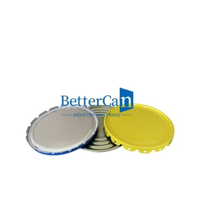 Beli Flower Lug Lid Tin Pail Cover With Foam Strip UN Lid 0.38mm For Tin Can online manufacture