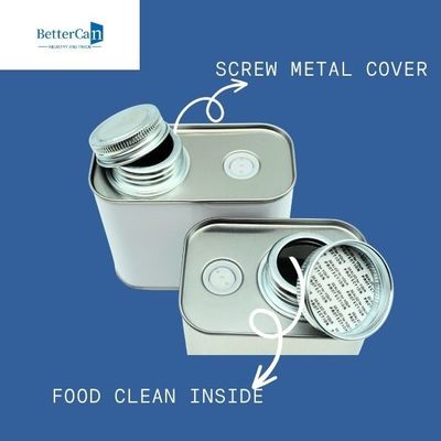150g-500g Coffee Bean Tin Square Tin Containers Manufacturers
