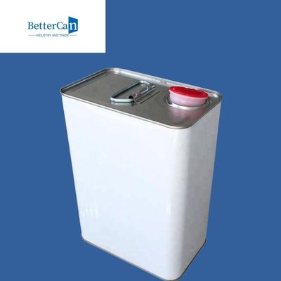 4L Car Paint Tin Leak Proof Rectangular Dengan Tutup Tarik Plastik 42mm
