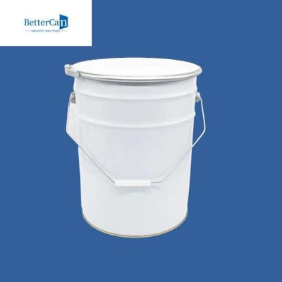 Drum Baja Ember Cat Logam Tahan Karat Tipe Bulat 20 Liter