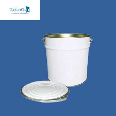 Conical Metal Paint Bucket 5 Liter - Drum Metal 20 Liter Untuk Menyimpan Cairan
