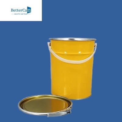 0.28mm-0.35mm Metal Paint Pail Round 5 Liter Metal Bucket UN Disetujui