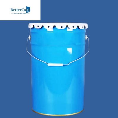 Drum Baja Ember Cat Logam Tahan Karat Tipe Bulat 20 Liter