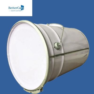 Ember Logam 20L Putih, Ember Logam 5 Galon Dengan Tutup Pengunci