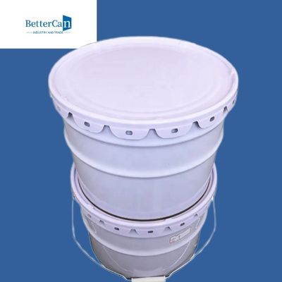 Drum Baja Ember Cat Logam Tahan Karat Tipe Bulat 20 Liter
