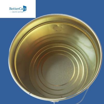 ISO9001 5 Gallon Aluminium Bucket, Painted Metal Bucket