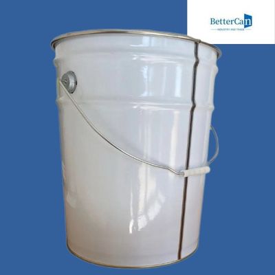 Ember Cat Bulat 10l 0.28mm Kosong Dengan Tutup Bunga Lug