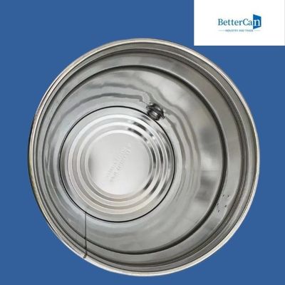 Ember Cat Logam Kosong 5 Galon Kepala Terbuka Pail Baja Bersertifikat PBB