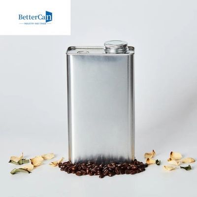 Kaleng Biji Kopi 450Gram 1 Pound 16 Oz Wadah Kaleng Dengan Satu Katup