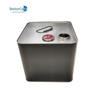 Kaleng Tinplate Persegi Kaleng 20L Wadah Minyak Timah Dengan Tutup Tekanan