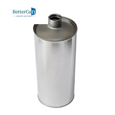 1L Flat Seal Square Metal Tin Containers L105 * W60 * H180 Dengan Tutup Sekrup