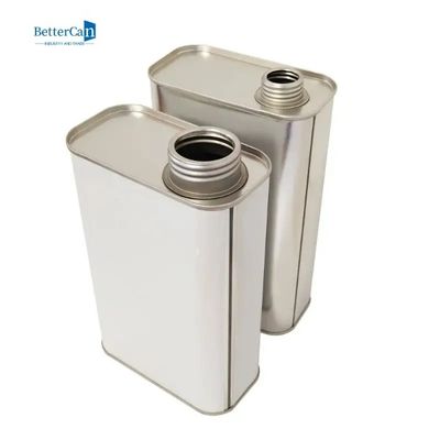 Kaleng Oli Mesin Bulat 200ml 500ml Wadah Timah Logam Dengan Penutup Logam