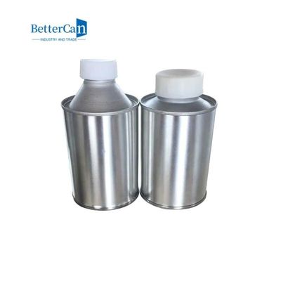 Kaleng Minyak Logam OEM Dapat Mengosongkan Kaleng Cat 250ml Dengan Tutup Sekrup