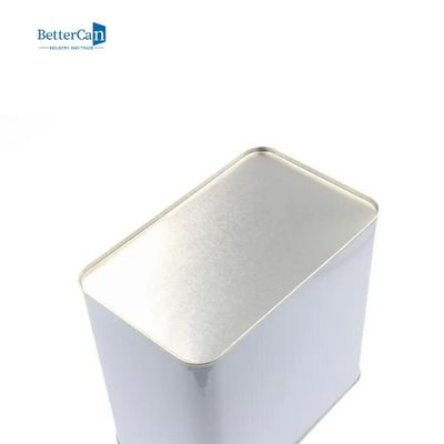 ISO9001 Car Paint Tin 4L 2L Rectangular Metal Container Dengan Spout Cap Packaging Container