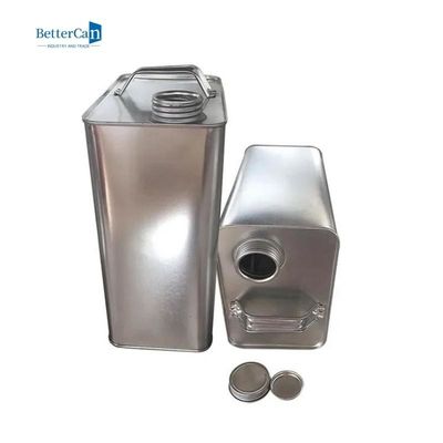 Kaleng Kaleng Cat Kosong 2,5 Liter 1 Galon Kaleng Tinplate Dengan Cap Tekanan