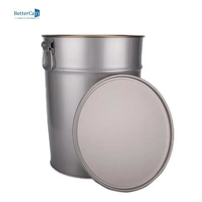 Ember Logam Besar 25 Liter, Ember Kosong Cat Tahan Lama Dengan Strip Busa Tertutup