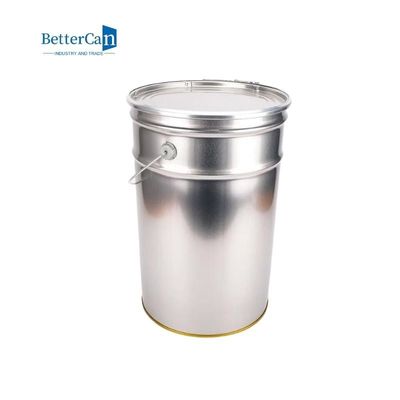 Ember Logam Besar 25 Liter, Ember Kosong Cat Tahan Lama Dengan Strip Busa Tertutup