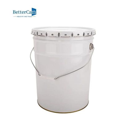 Ember Logam Besar 25 Liter, Ember Kosong Cat Tahan Lama Dengan Strip Busa Tertutup