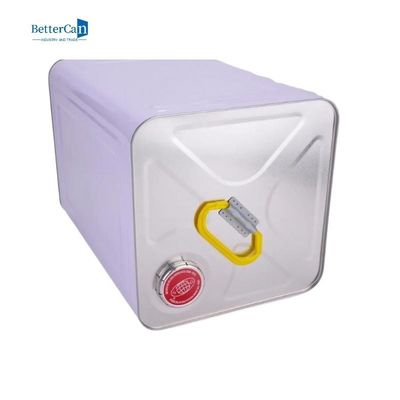 Ember Logam Timah Kosong 20L Ember Cat Persegi Dengan Tutup Logam