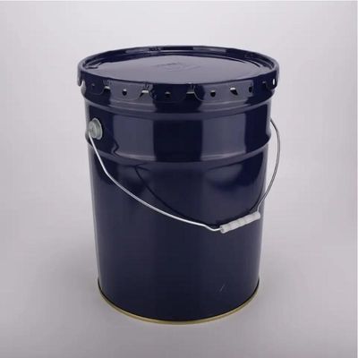 Daur Ulang Kaleng Cat Dekorasi Drum 20L Ember Cat Hitam 5 Galon