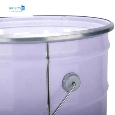 Ember Tinplate Emas Bagian Dalam, Ember Ember 5 Galon Putih Berkelanjutan
