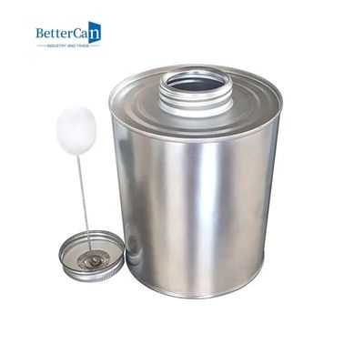 Kaleng Cat Industri ISO9001 250ml Lukisan Kaleng Logam Dengan Kuas