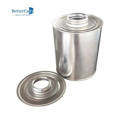 Kaleng Cat Industri Logam Kaleng Monotop 32oz Dengan Tutup Dauber