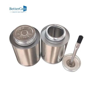 Kaleng Cat Industri Logam Kaleng Monotop 32oz Dengan Tutup Dauber