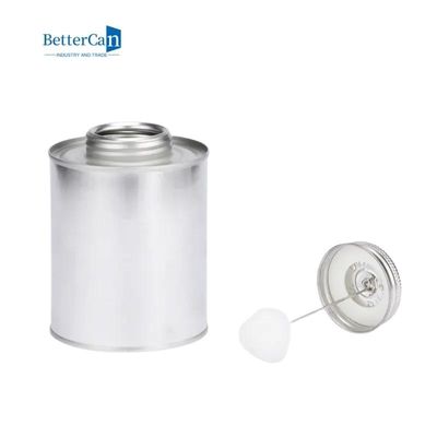 1 Pint 473ml 500g Kaleng Cat Industri Untuk Lem PVC Dengan Screw Top / Ball Brush