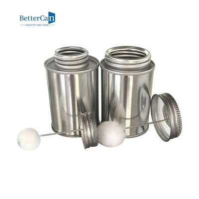 Kaleng Cat Industri 118ml Kaleng Silinder Untuk Kemasan Semen Lem PVC / CPVC
