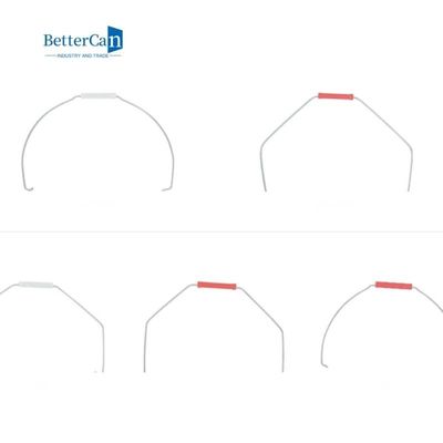Aksesori Timah Logam Pegangan Kontainer Timah Persegi 0.21mm