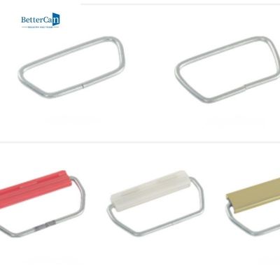 Aksesori Timah Logam Pegangan Kontainer Timah Persegi 0.21mm