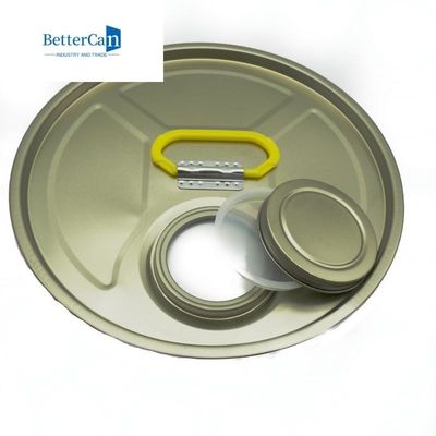 Komponen Kaleng Bulat, Bagian Bawah Ember Tinplate Dengan Unling / Lining Compound