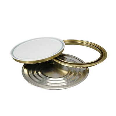 5 liter Tin Can Ring Ends Bottom 0.25mm Ketebalan Tin Can Ring Components Wave Shear