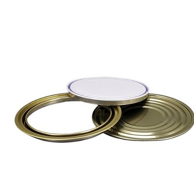5 liter Tin Can Ring Ends Bottom 0.25mm Ketebalan Tin Can Ring Components Wave Shear