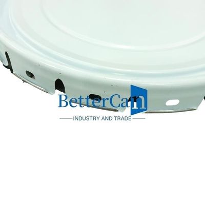 Aksesori Timah Kustom 0.30mm Metal Lug Lids Dengan Spouts Auto Stamping Machine