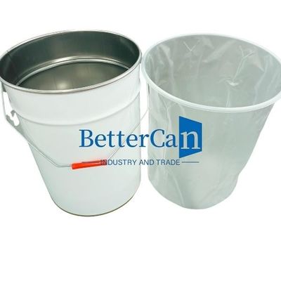 Bucket 5 Gallon Putih Tin Bucket 5 Liter Tin Bucket Dengan Kunci Ring Karet Gasket