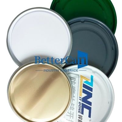 0.35mm 0.43mm Tin Aksesoris Tinplate Logam Kunci Cincin Logam Lug Tutup Dengan Karet
