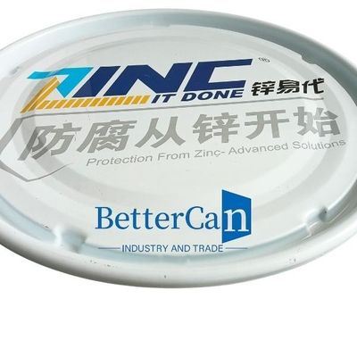 0.35mm 0.43mm Tin Aksesoris Tinplate Logam Kunci Cincin Logam Lug Tutup Dengan Karet
